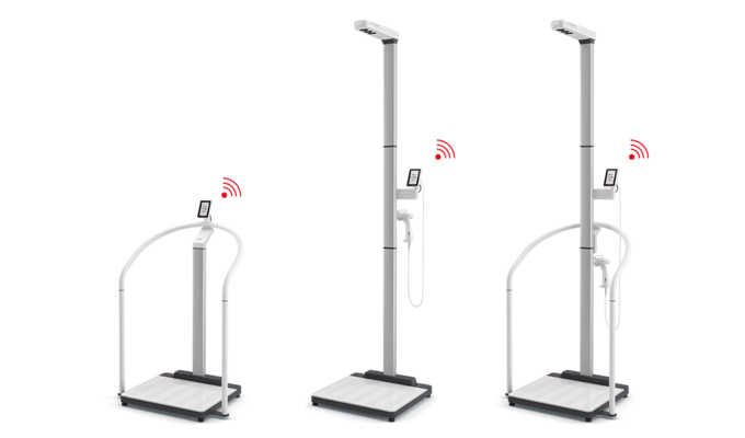 seca Scale-up Line - EMR ready 超音波式全自動身長体重計(検定付) ID